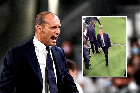 State Giocando Nella Juve Allegri Furioso All Uscita Dal Campo Ce