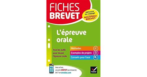 Fiches Brevet L Preuve Orale Sp Cial Nouveau Brevet By Cecile Gaillard