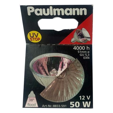 Paulmann Halogen Reflektor 50w Gu5 3 12v Rosé 4000h 38°