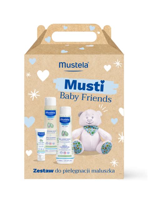 Mustela Bebe zestaw do pielęgnacji maluszka Żel do mycia 200 ml