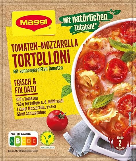 Maggi Fix und Frisch für Tomate Mozzarella Auflauf 1 x 34 g Amazon