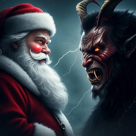 Santa Vs Krampus By S8nlovesyou666 On Deviantart