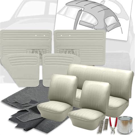 Vw Beetle Sedan Squareweave Vinyl Interior Kit