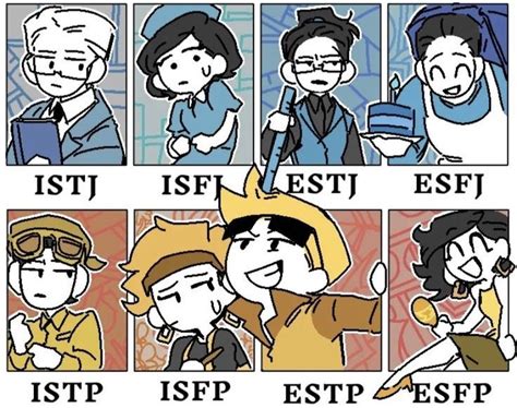 ISTP ISFP ESTP ESFP ISTJ ISFJ ESTJ ESFJ MBTI Mbti Workaholic On