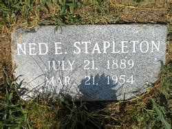 Ned Edward Stapleton M Morial Find A Grave