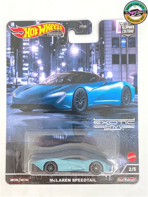 Mclaren Speedtail From Hot Wheels Premium Car Culture Serie Etsy