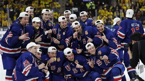 US Beats Sweden 6 2 To Win Gold In The World Junior Championship Newsday