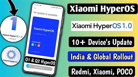 Xiaomi HyperOS India Global 10 Device S HyperOS Update Rollout Q1