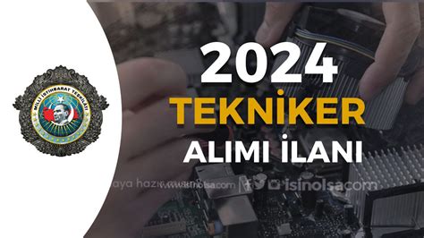 MİT 2024 Yılı Tekniker Alımı İlanı Şartları ve Başvuru Ekranı Kamu