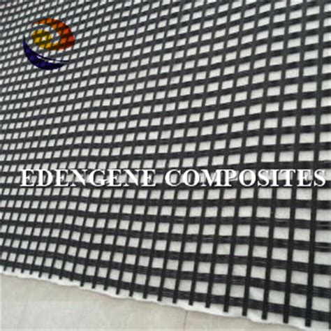 Fiberglass Geogrid Compound Nonwoven Geotextile For Asphalt Reinforcement China Asphalt