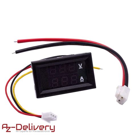 Azdelivery Dsn Vc Voltmeter Amperemeter Module With Led