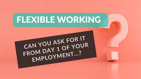 Can You Request Flexible Working From Day One