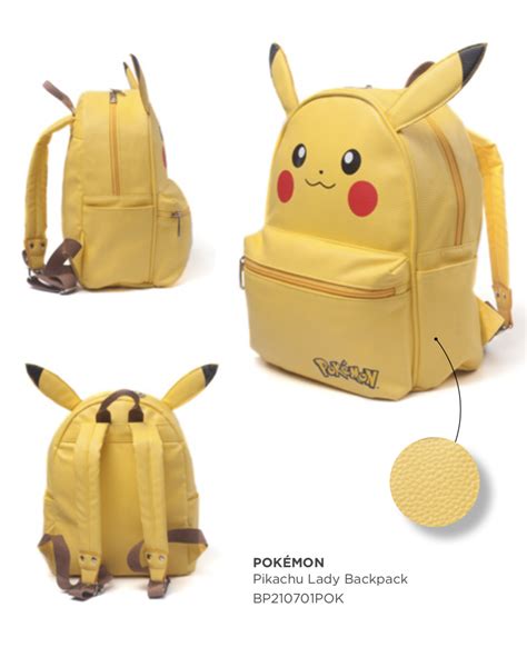 BEMS POKEMON Pikachu Heady Mini Sac à dos