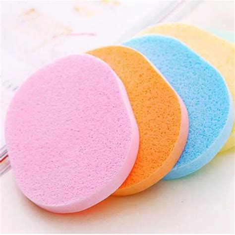 Facial Cleansing Sponge Puff Available Soft Makeup Seaweed Sponge Magic ...