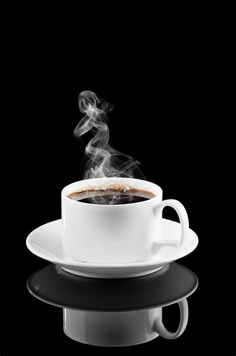 Steaming Hot Cup Of Coffee