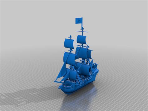 Free 3D File The Black Pearl Pirates Of The Caribbean 3D Printer