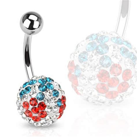 Piercing Nombril Cristal Swarovski Achat Vente Piercing Nombril