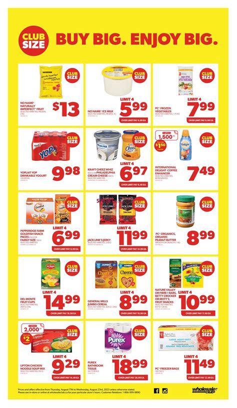 Real Canadian Wholesale Club Flyer August To