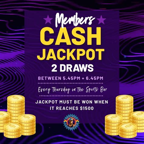 Thursday Night Members Jackpot Draw Surfers Paradise Surf Lifesaving Club