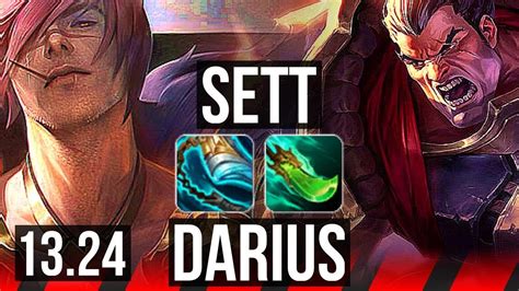 Sett Vs Darius Top 6 Solo Kills 800 Games 9 2 5 Dominating Kr