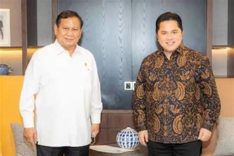 Punya Modal Kuat Prabowo Dan Erick Thohir Duo Pemimpin Berpengalaman