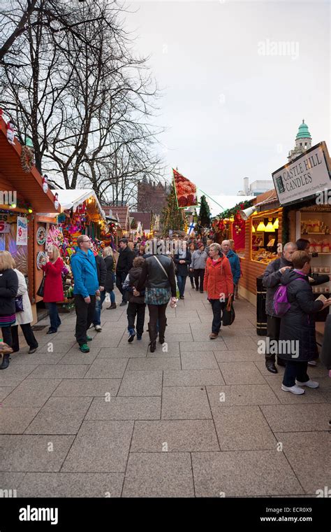 Belfast City Hall Market Stalls Hi Res Stock Photography And Images