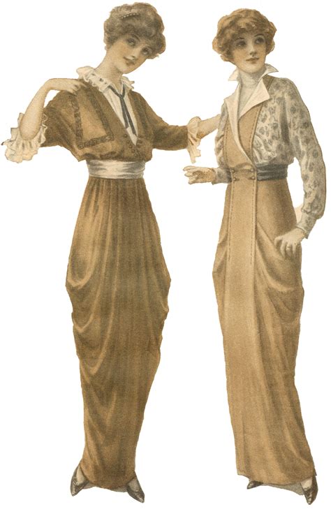 Antique Graphics Wednesday - 1900's Women's Fashion - Knick of Time