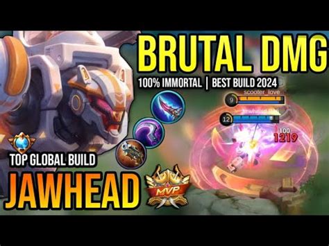 Jawhead Best Build Top Global Jawhead Gameplay Mobile Legends