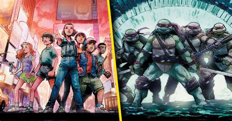 Comicbook On Twitter Stranger Things Tmnt Crossover Announced By