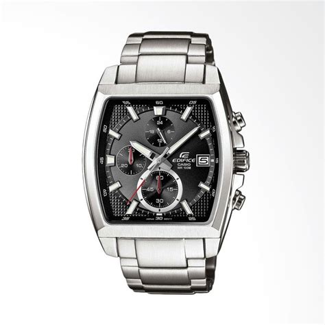 Jual CASIO EDIFICE Chronograph Bahan Tali Stainless Steel Jam Tangan