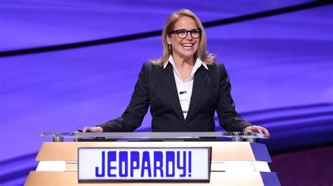 Katie Couric Becomes First Female Host In Jeopardy History