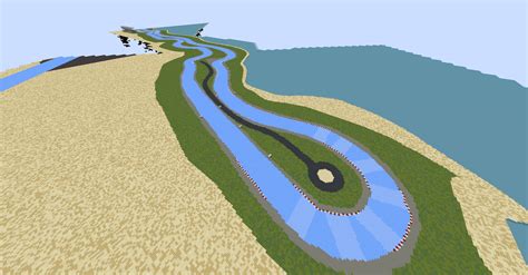 F Saudi Arabian Grand Prix Ice Boat Racing Track Minecraft Map