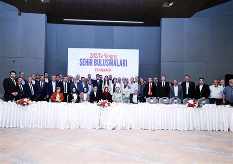 AK Parti nin önde gelenleri 2023 için Eskişehir de buluştu haberi