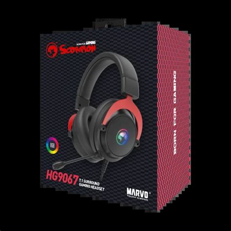 Marvo Tactic Pulz 60 7 1 Surround Sound Gaming Headset HG9067 Vibe Gaming