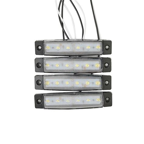 4x Marine Grade 12 24v Waterproof Cool White 6 Led Courtesy Utility Strip Lights Ebay