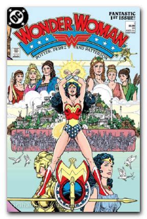 Wonder Woman 1 1987 2023 Facsimile Edition Cover C Perez Foil