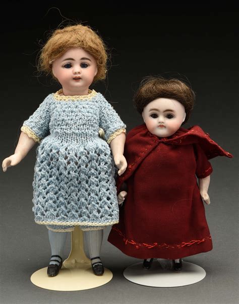 Lot Detail - LOT OF 2: ALL BISQUE DOLLS.