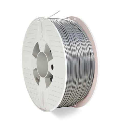 Verbatim Abs Filament Mm Kg Aluminium Grey