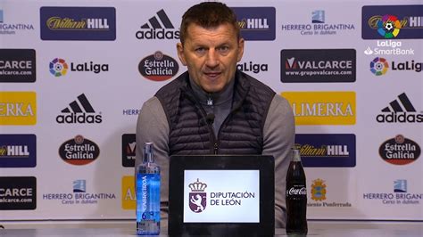 Rueda De Prensa De Djukic Tras El Sd Ponferradina Vs Real Sporting