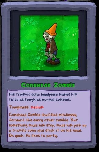 Conehead Zombie/Gallery | Plants vs. Zombies Wiki | Fandom