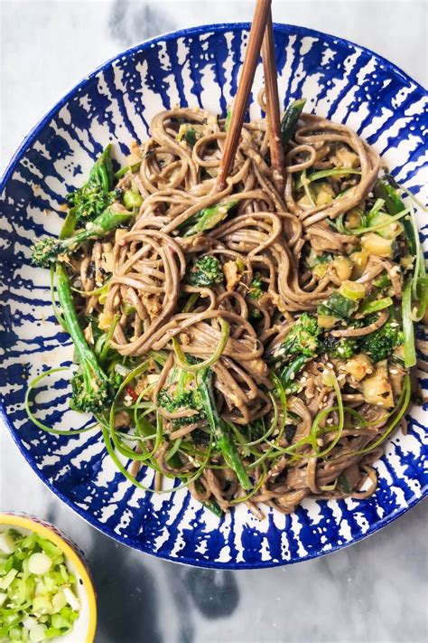 Saucy Sesame Soba Noodle Salad Dished By Kate