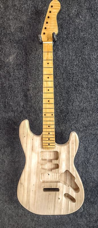 Strat Style Body And Neck Diy Unfinished 2024 Unfinished Reverb