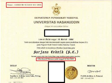 Nomor Ijazah Universitas Homecare24