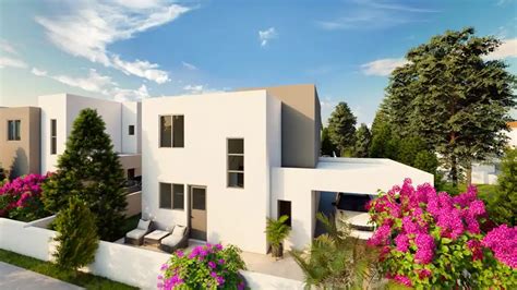 Mandria Paphos Modern And Bedroom Semi Detached Villas