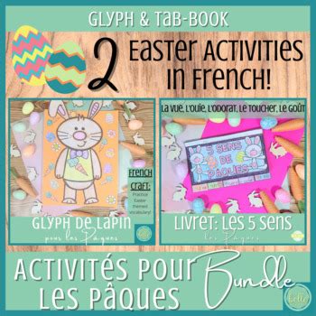 Activit S Pour Les P Ques French Easter Activities Bundle By Une