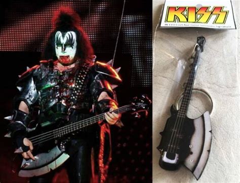 Keychain Guitar Bass Cort Axe Gene Simmons Signature Kiss For Sale