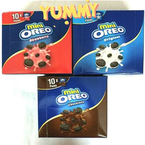 Jual Oreo Mini Biskuit Sachet 1 Box Isi 10 Sachet Shopee Indonesia