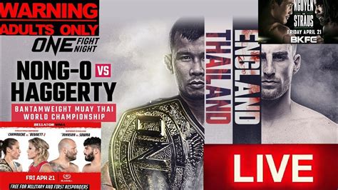 ONE FIGHT NIGHT 9 NONG O VS HAGGERTY BELLATOR 294 CARMOUCHE VS