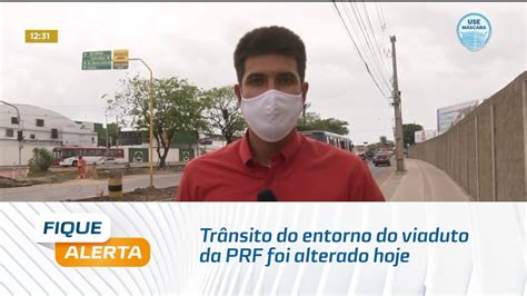 Atenção motoristas Trânsito do entorno do viaduto da PRF foi alterado