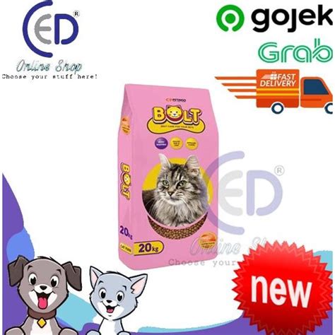 Jual Makanan Kucing Bolt Salmon Kg Gosend Grab Shopee Indonesia